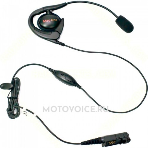 Наушник PMLN5732 с креплением за ухо и микрофоном на штанге РТТ/VOX для Motorola