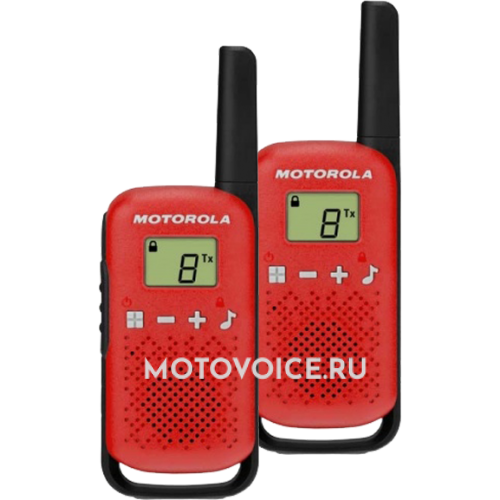 Рация Motorola T42 RED TWIN PACK
